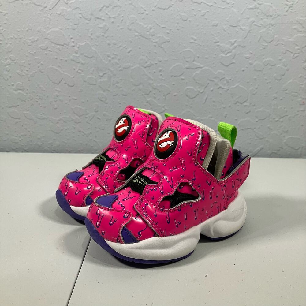 Reebok Ghostbusters x Versa Pump Fury Toddler | Pink | Infant Size 3
